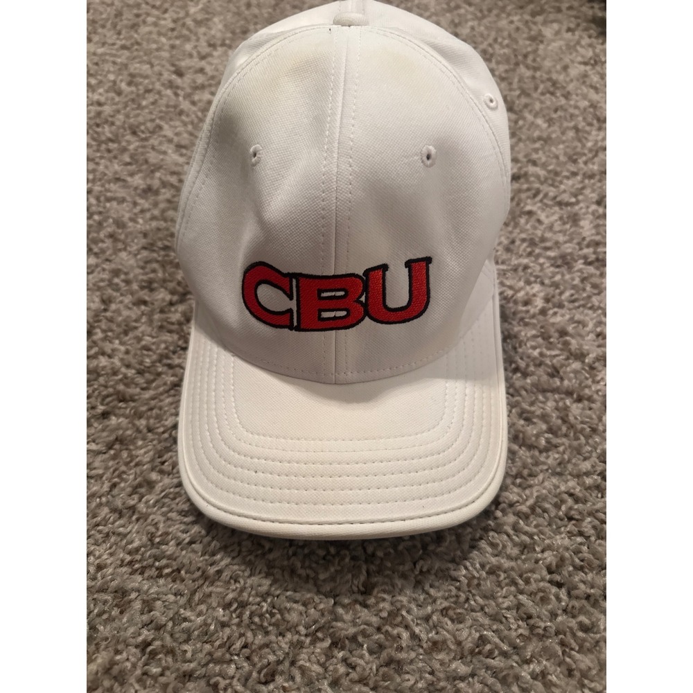Nike CBU California Baptist University AeroBill Adjustable Hat White FA21 DDV